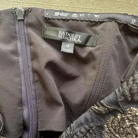 Badgley Mischka Women's Black Dress - Picture 4 of 4